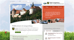 Desktop Screenshot of langenburg.de